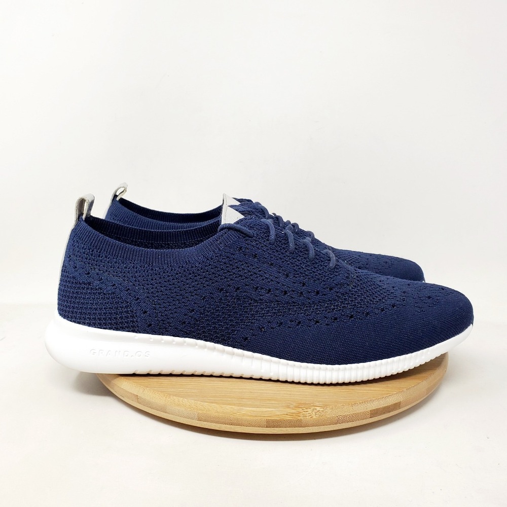 Cole Haan 2.Zerogrand Shoes Womens 9 Blue Stitchlite Oxford Wingtip Sneaker